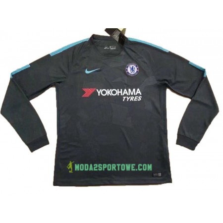 Koszulka Chelsea Trzeci Stroje Piłkarskie 2017/18 Długi Rękaw